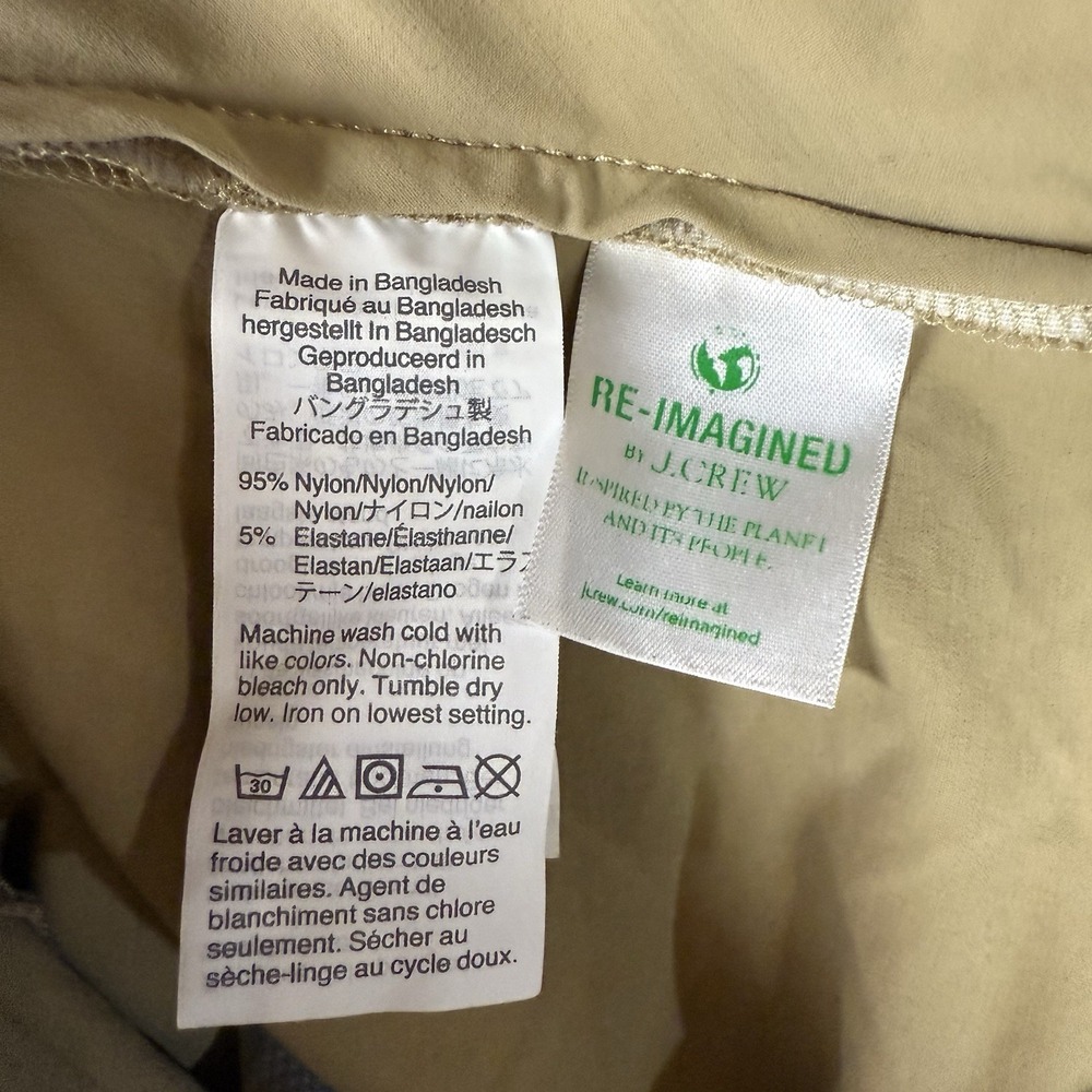 J. Crew 33x32 484 Slim-fit Pants‎ Khaki Career Preppy Office Minimalist - Picture 5 of 7